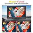 thumbnail image 5 of Luckview HD Baby Car Mirror with 3X Zoom, Black, 5 of 7