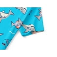thumbnail image 4 of Beezizac Toddler & Little Boys Pajamas Blue Sharks 2-Piece Soft Snug-fit Short Sleeve PJ Set Kid Sleepwear Size 10, 4 of 7
