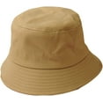 thumbnail image 2 of CoCopeaunts Kids Bucket Hat and Women Bucket Cap Summer Sunscreen Men Pure Color Outdoor Collapsible Fisherman Hat 2 Sizes, 2 of 8