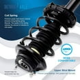 thumbnail image 3 of Detroit Axle - Front Quick Struts with Coil Spring Assembly Replacement for 2000 2001 2002 2003 2004 2005 Ford Focus Excludes SVT, 3 of 5