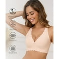 thumbnail image 5 of LWP No Underwire Soft Wireless Seamless Comfort Smoothing Wavy Bras for Women, 5 of 11