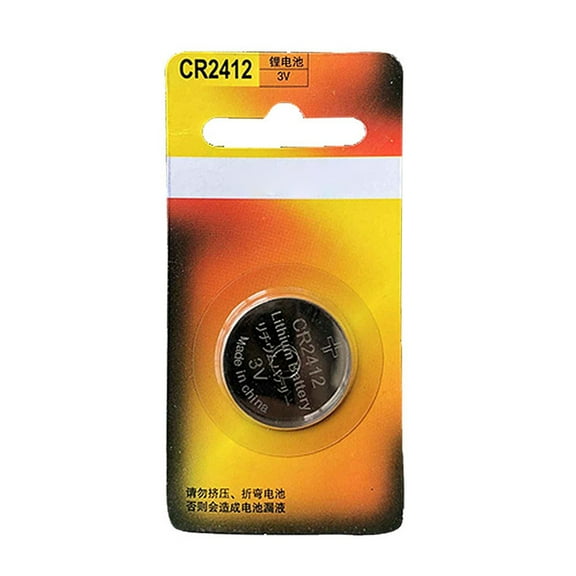 Jesscasday Reliable CR2412 3V Lithium Batteries Perfect For Electronic Devices Car Keys