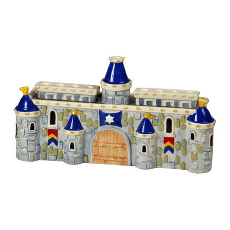 Israel Giftware Design Ceramic Royal Castle Menorah