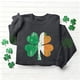 thumbnail image 2 of TaTaai Womens St Patricks Day Sweatshirt Long Sleeve Crewneck Casual Pullover Holiday Print Fleece Lined Top Gift, 2 of 6