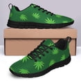 thumbnail image 4 of Marijuana Shoes Womens Mens Road Running Shoes Tennis Walking Sneakers Black Size 12, 4 of 5