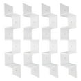 thumbnail image 2 of Yescom 4 Pack 5 Tiers Wall Mount Corner Shelf Display Shelves Organizer Gradienter Dorm Yescom Modern, 2 of 4