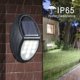 thumbnail image 3 of Luces solares para exteriores, paquete de 2 10 luces solares LED, luces de pared LED,, 3 of 5