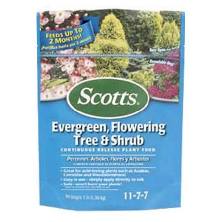 Scotts 1009101 Evergreen Flowering Tree & Shrub Food 3 (Best Fertilizer For Evergreen Shrubs)