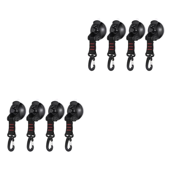 Sonducket 4 piezas tienda de campaña ventosa gancho de seguridad portátil Picnic senderismo pesca amarre coche lateral toldo trampas colgantes Type1 NO1