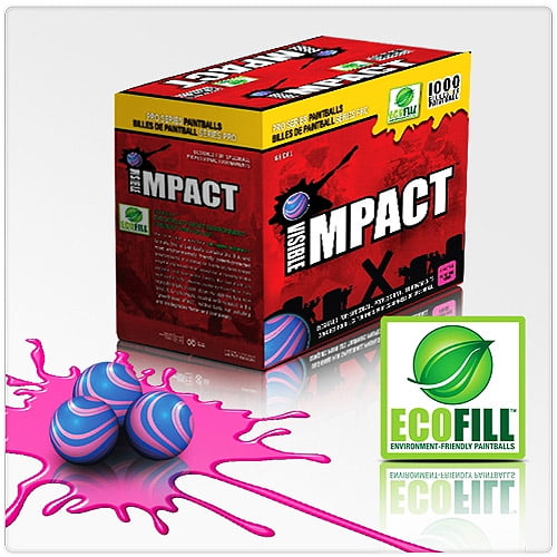 Visible Impact Paintballs, 1000count