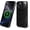 Black Leopard Print Pattern, variant on Magnetic Case for iPhone 16 Plus, Compatible with Magsafe PC Hard Shell & Silicone Inner Bumper Anti-Scratch Full-Body Cover Shockproof Slim Design Pretty Wildflowers Abalone Mother of Pearl