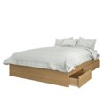 thumbnail image 3 of Nexera Faro 3 Piece Bedroom Set, Natural Maple and White, 3 of 4