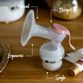 thumbnail image 3 of Tommee Tippee Made for Me Single Manual Breast Pump - Baby Bottle Included, 3 of 9