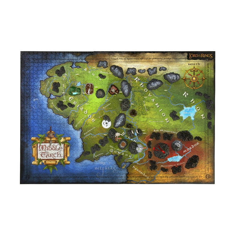 4D Cityscape The Lord of the Rings - Middle-earth 4D Puzzle: 2100+