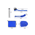 thumbnail image 3 of Juego De Cepillos De Limpieza Para Detalles De Auto, 22 Pzs Azul, 3 of 5