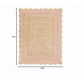 thumbnail image 2 of Wave Scalloped Natural Jute Rug, Handmade Boho Farmhouse Braided Eco-Friendly Indoor Carpet for Living Room, Bedroom, Hallway, Light Pink, 6 X 9 FT, 2 of 5