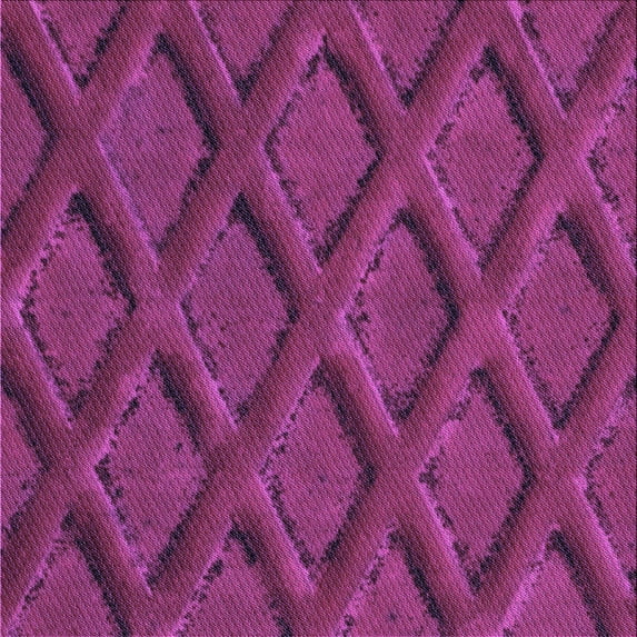 Ahgly Company Machine Washable Indoor Square Transitional Burnt Pink Area Rugs, 7' Square
