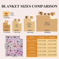 Cute Ghost Pumpkin Pink Blanket Halloween Lightweight Throw Blanket for