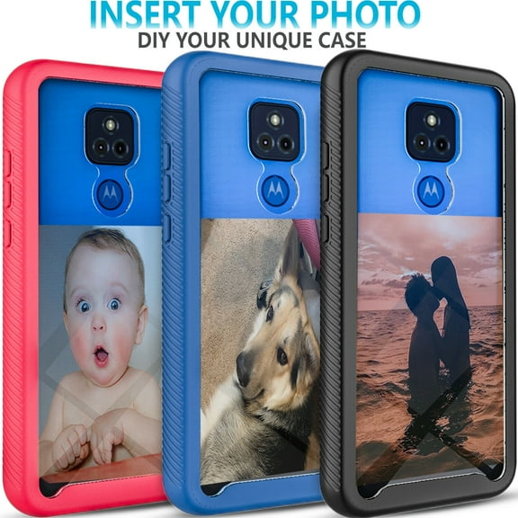 Motorola Moto G Play Case, Transparent Drop Proof Phone Cover (Pink)