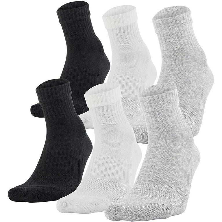 Under Armour Men's Essential Crew Sock, 6-Pairs, White Assorted, Medium :  .it: Moda