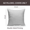 thumbnail image 2 of LALILO Throw Pillow Covers Diagonal Strokes Backdrop Geometric Cushion Cover 18" x 18", 2 Pack, 2 of 6