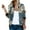 Navy, variant on Bomber Jacket Women 2025 Floral Zip Up Zipper Sports Jackets Coats Stand Collar Causal Long Sleeve Lightweight Outerwear Tops (Blue, M)