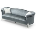 thumbnail image 4 of Glory Furniture Vine Velvet Sofa in Gray, 4 of 5
