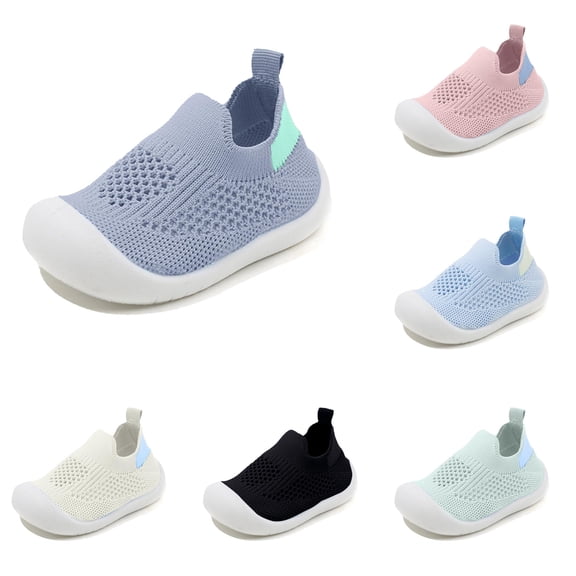 Sock Shoes Breathable Soft Rubber Sole First Walking Sneakers for Boys and Girls