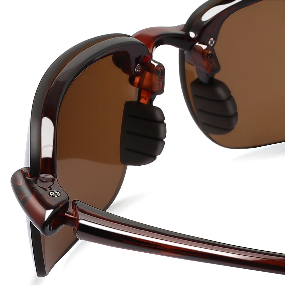 JULI Sports Sunglasses for Men Women Tr90 Rimless Frame for Running Fishing Baseball Driving MJ8001