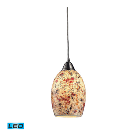 

Pendants 1 Light LED With Satin Nickel Finish 5 inches 13.5 Watts - World of Lamp