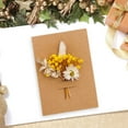 Empty Christmas Cards Dried Flower Greetings Card Unique Eco Design