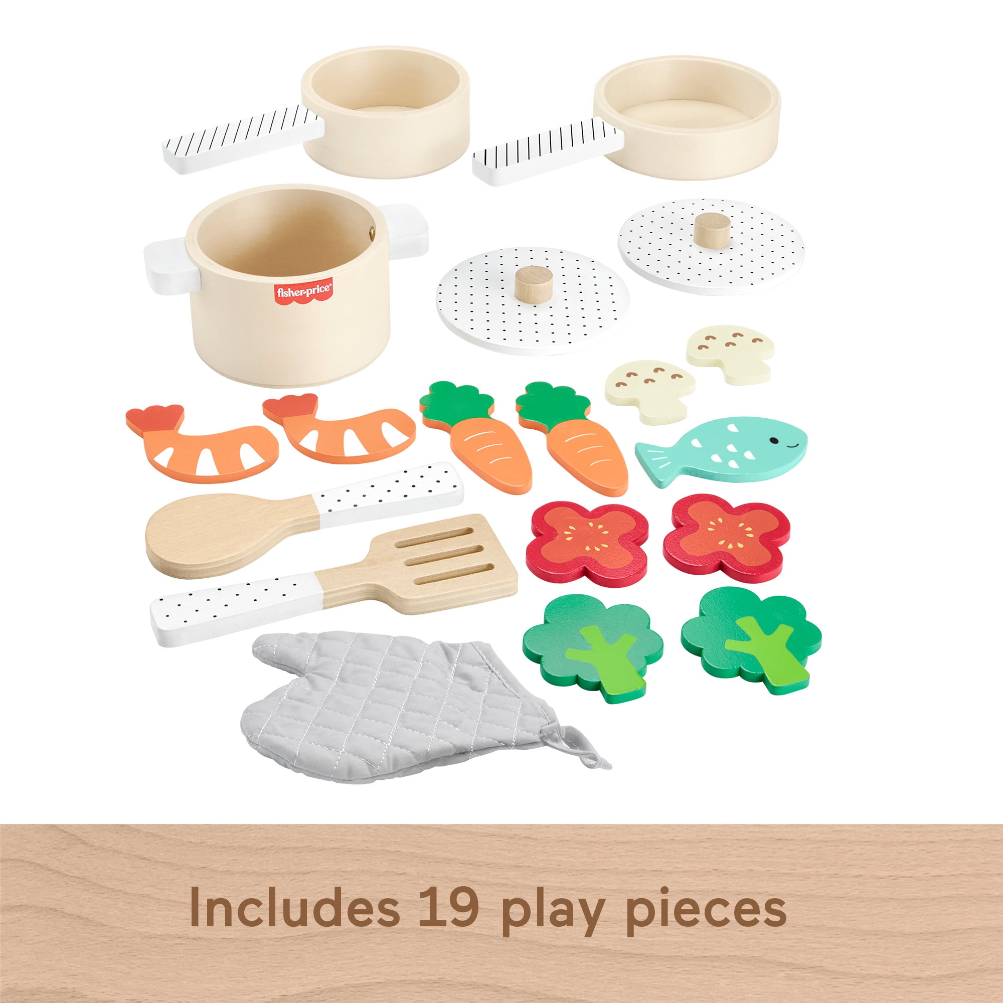 Kids wooden pots and pans online