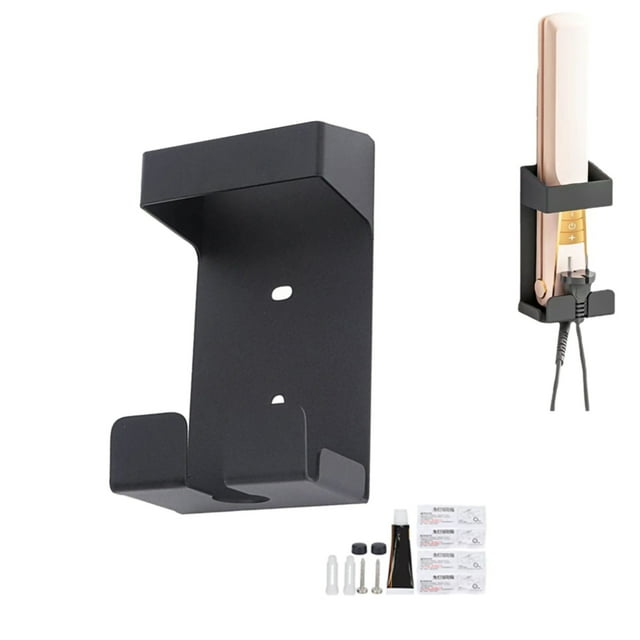 Soporte Para Rizador ANGGREK Herramientas de Pelo Metal acero inoxidable Estante de baño