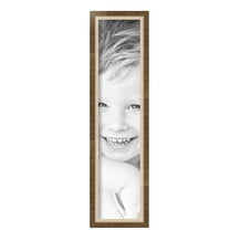 ArtToFrames 5" x 22" Taupe with Silver Lip Picture Frame, 5x22 inch Multi Wood Poster Frame (WOM-4986), Pack