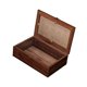 thumbnail image 5 of Caja de almacenamiento de madera con tapa de vidrio, contenedor portátil para pasatiempos y coleccionables. M, 5 of 9