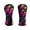 Purple Toucan Floral Mural, variant on Golf Head Covers for Woods and Driver Waterproof Leather Golf Club Head Covers for Women Men Golf Driver Fairway Wood Headcover White Parrot & Flower Pattern