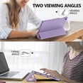 thumbnail image 5 of MoKo Case for Galaxy Tab A11+ Plus/A9+ 11-Inch 2026/2024, Slim Stand Protective Smart Cover with Hard PC Translucent Back Shell for Galaxy Tab A11+/A9 Plus Tablet, Auto Wake/Sleep, Black, 5 of 8