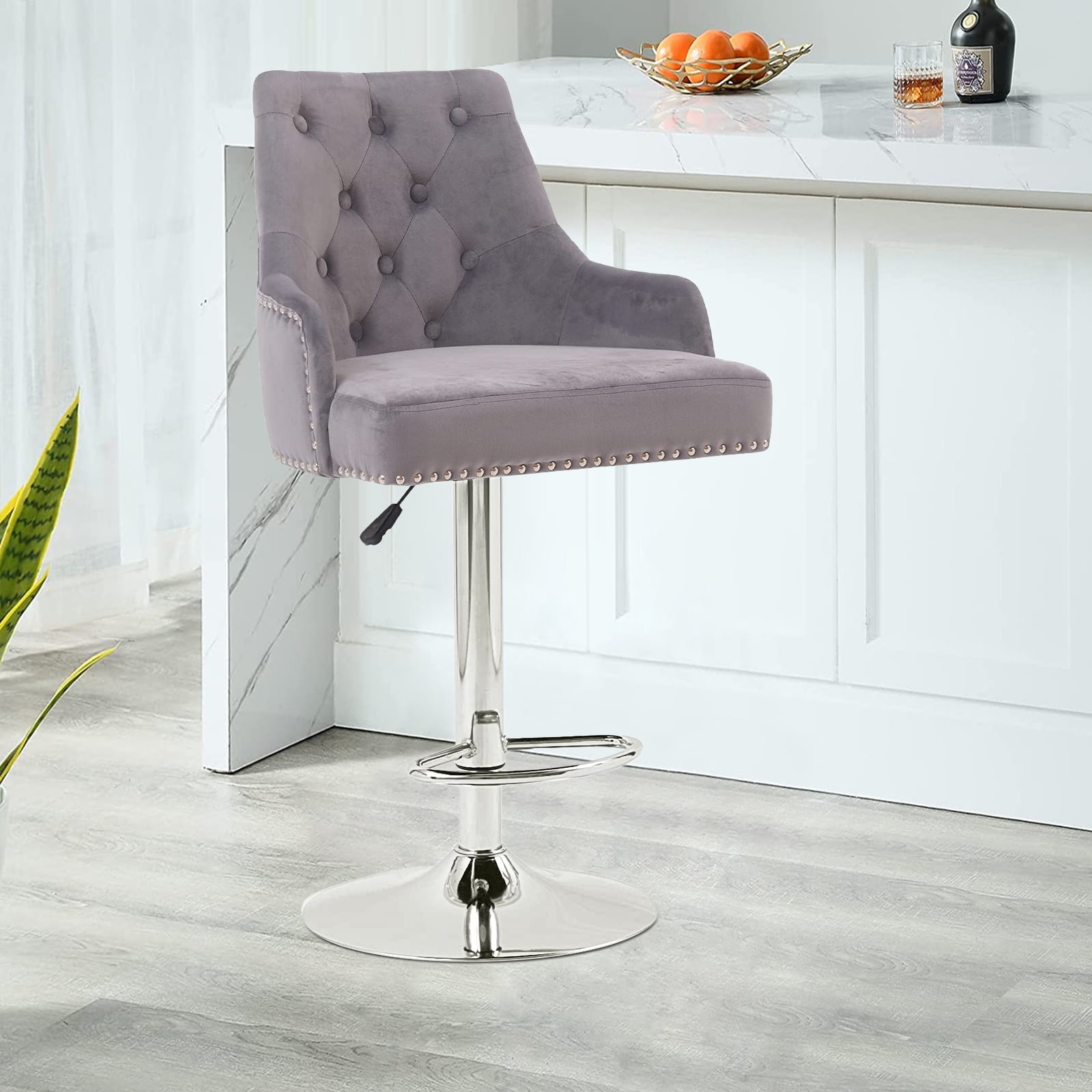 Crushed Velvet Bar Stool lupon.gov.ph