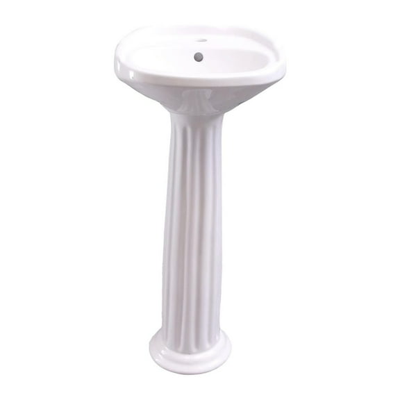 BarclaySilvi 15" Pedestal Lavatory