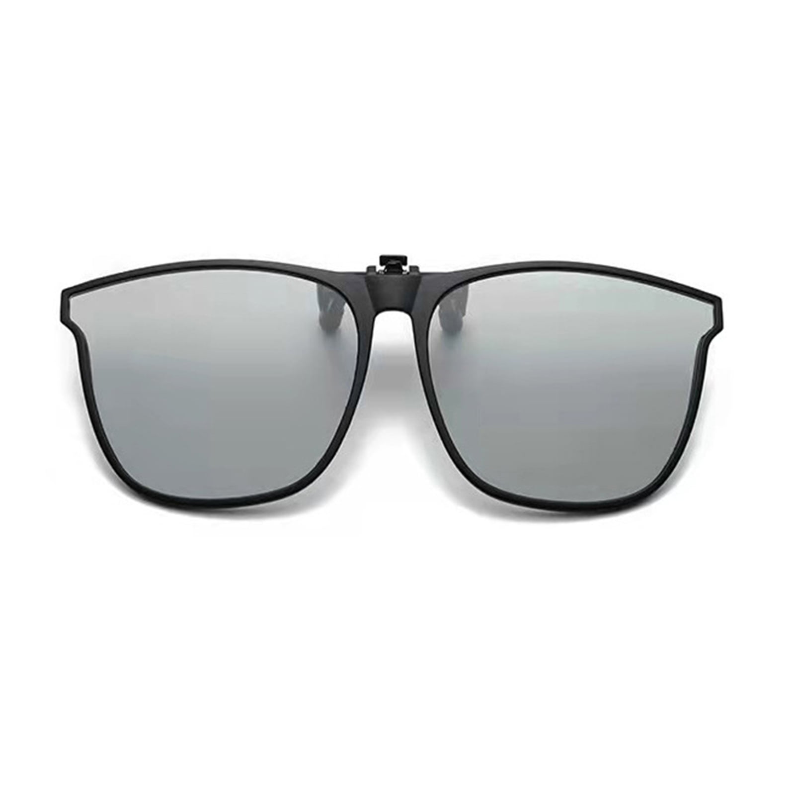 Clipon Polarized Lens Driving Glasses Night for Vision Men Flipup