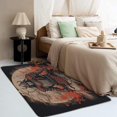 thumbnail image 4 of Samurai Area Rug - 6x8 Rug - Japanese Samurai Rug - Anime Theme Area Rug - Japan Black and Red Rugs - Boys Carpet, 4 of 7
