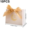 thumbnail image 2 of Jiibva 10PCS Eid Gift Bags Ramadan Snack Bags with Gold Ribbon, Reusable Eid Mubarak Bags for Presents Festive Party Wrapping, 2 of 7