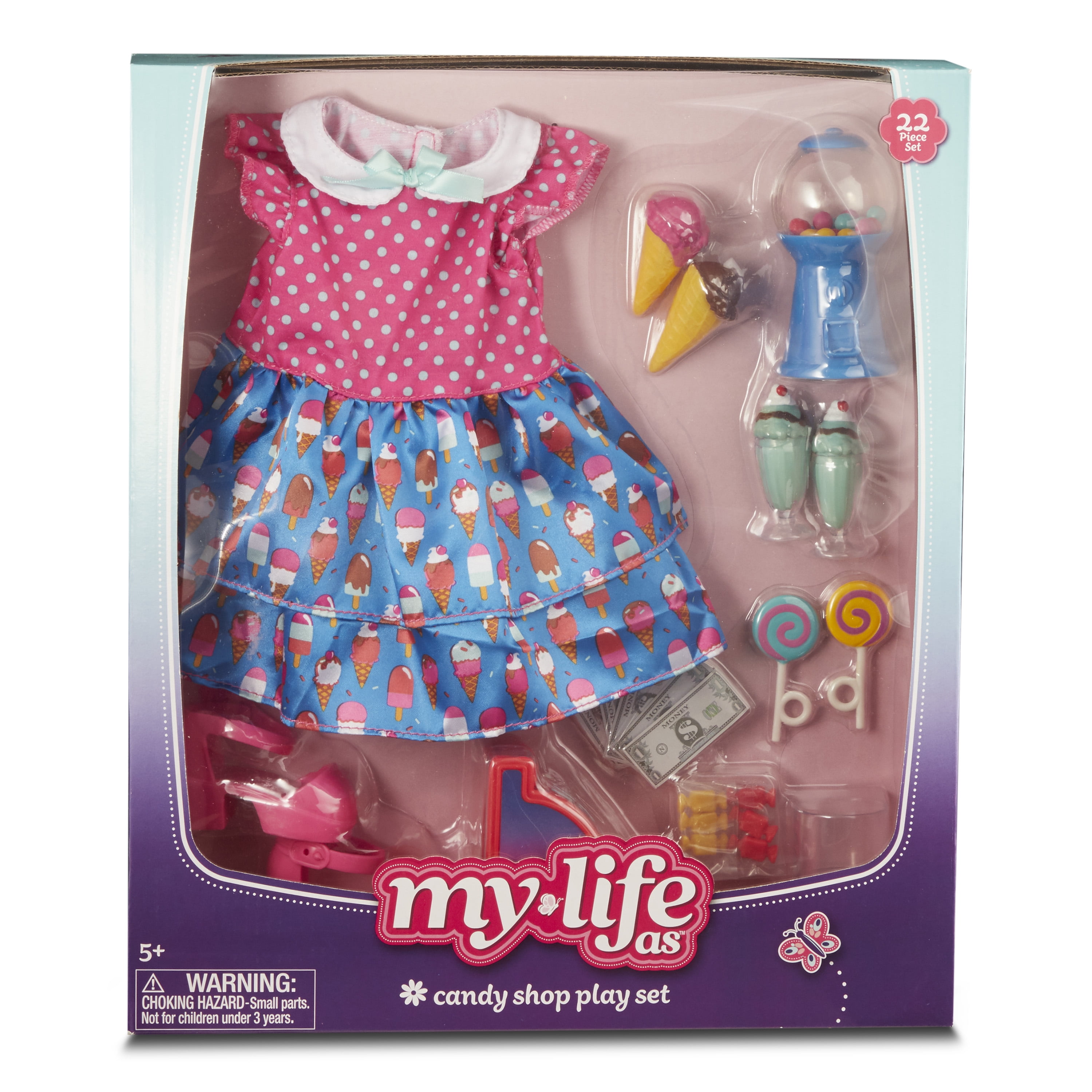 My Life As Candy Shop Set for 18" Doll