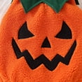 thumbnail image 6 of GiLiling Baby Plush Halloween Pumpkin Romper with Accessories, Graphic Print, Soft Plush Fabric, Kids Halloween Holiday Party Wear, 6 of 7