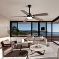thumbnail image 7 of 52" Ceiling Fan with Led Light and Remote,5 Blades and 6 Speed Wind Control Dc Motor for Living Room,Bedroom,Kitchen, 7 of 7