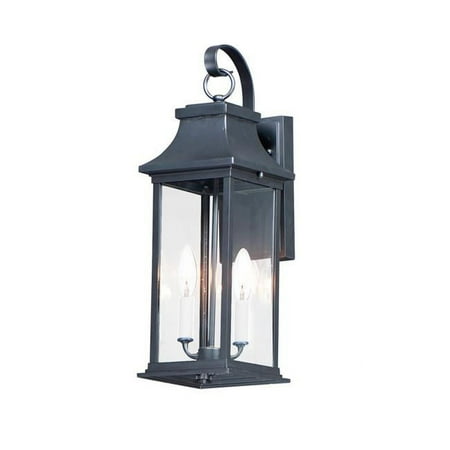 

20 in. Vicksburg 2 Light Black Outdoor Wall Mount