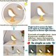 thumbnail image 4 of Lámpara de mesa inalámbrica de 2, Lámpara de noche LED, Luz nocturna táctil regulable de 3 colores, Lámpara de mesa recargable portátil para dormitorio, Sala de estar, Patio, Terraza, Regalo para niño, 4 of 5