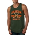 thumbnail image 1 of Wild Bobby City of Anaheim Hockey Fantasy Fan Sports Men's Tank Top, Forest Green, XX-Large, 1 of 5