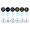 A, variant on Rirozkan Halloween Ghost Projection Light, 12 Pack Hanging Ornament Projector with Multiple Slides, Portable for Indoor Home, Window Decor