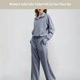 thumbnail image 5 of Women 2 Piece Outfits Fall Fashion Comfort Wide Leg Pants Lounge Set Leisure Travel Vacation Clothes Sweatsuits, 5 of 7